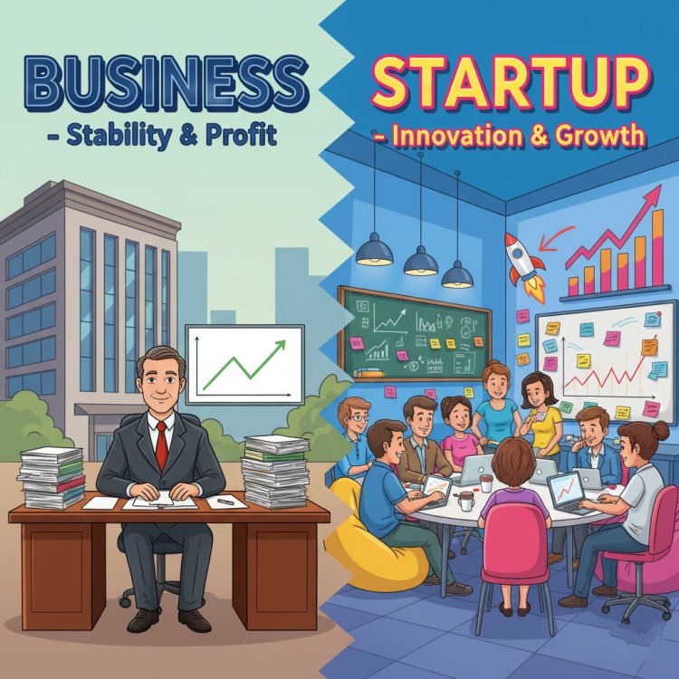 What's the Difference Between a Business and a Startup?