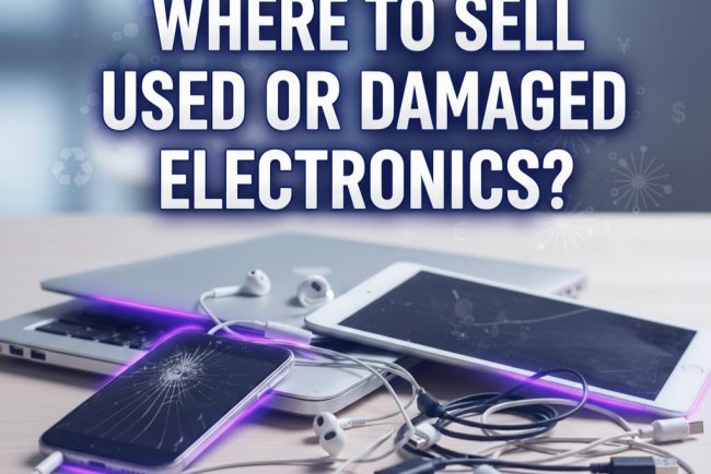 Where i can sell my used electronic or damaged electronics
