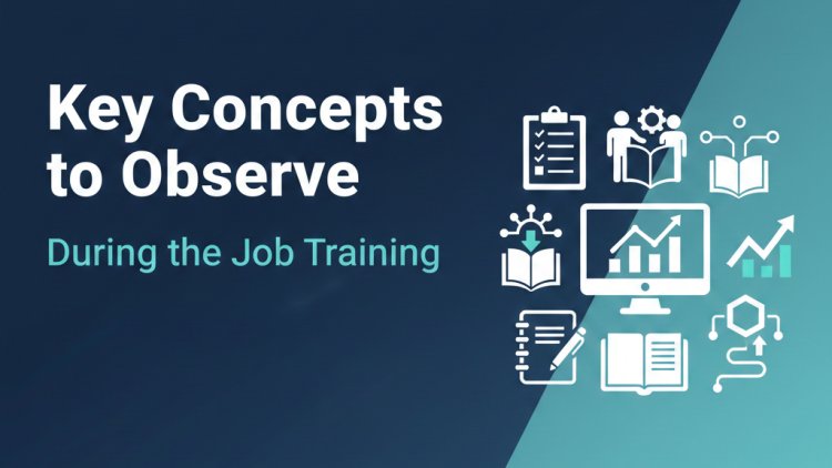 Key Concepts Have to Observe During the Job Training
