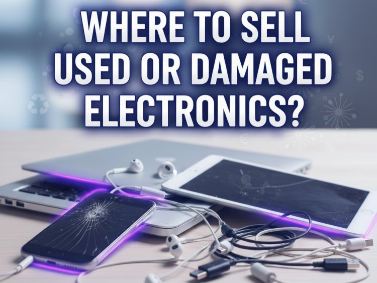 Where i can sell my used electronic or damaged electronics